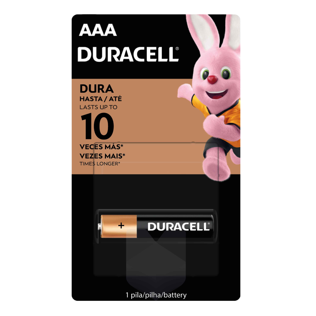 Pila Duracell AAA </br> 1 unidad