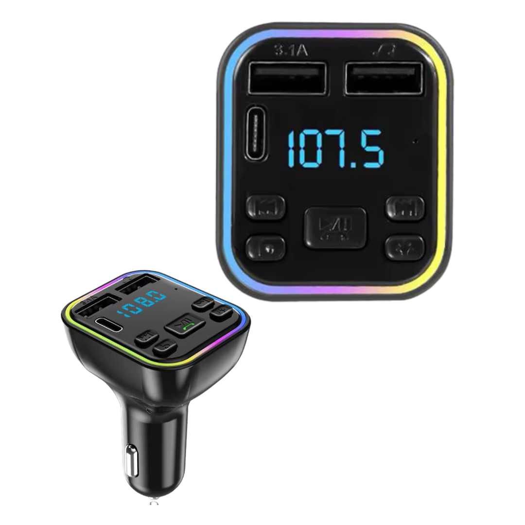 Transmisor G38 FM PD Tipo-C Dual USB 3.1A