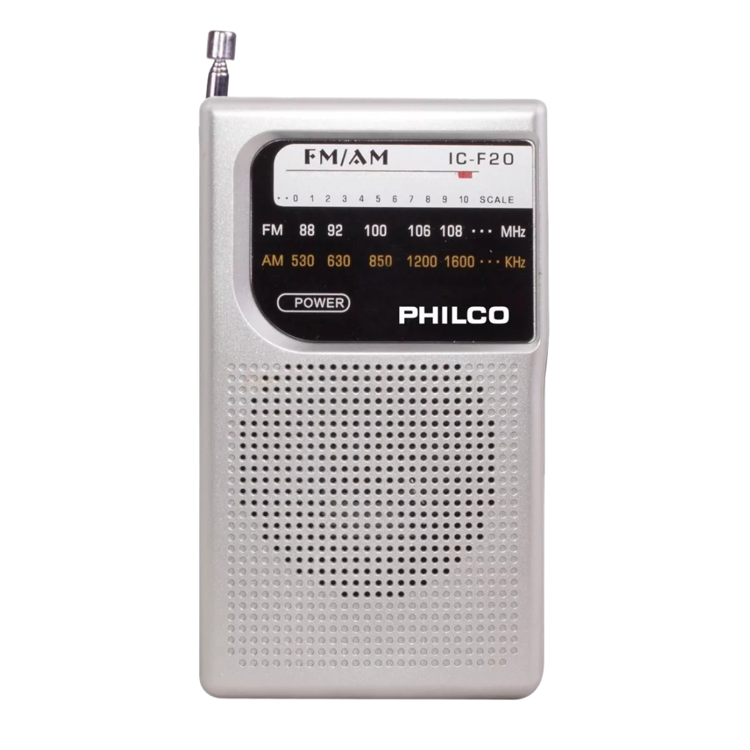 Radio A Pilas Philco Icf-20 Fm/am Portable De Bolsillo